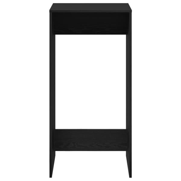 vidaXL Barbord Sort egetræ Massivt egetræ Højde: 103,5 cm Barbord