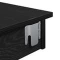 Miniatyrbild 9 av 10: vidaXL Vägg Barbord Svart Ek Trä Standard Hållbar Barbord