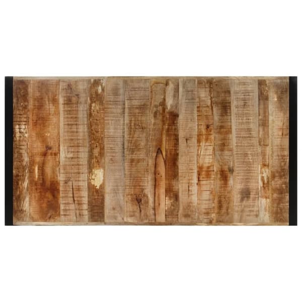 vidaXL barbord 175x90x110 cm massivt ru mangotræ