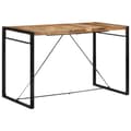 Miniatyrbillede 9 af 10: vidaXL barbord 175x90x110 cm massivt ru mangotræ