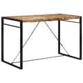 Miniatyrbillede 1 af 10: vidaXL barbord 175x90x110 cm massivt ru mangotræ