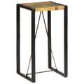 Miniatyrbillede 10 af 11: vidaXL barbord 60x55x110 cm massivt genbrugstræ