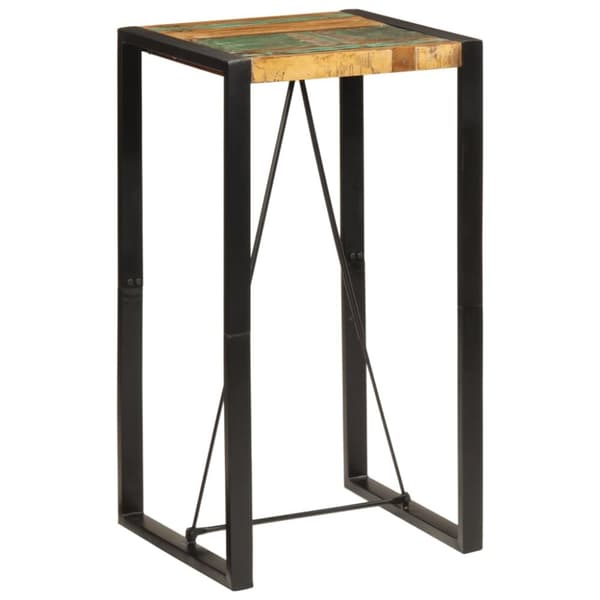 vidaXL barbord 60x55x110 cm massivt genbrugstræ
