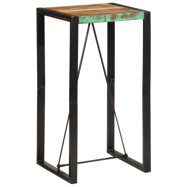 vidaXL barbord 60x55x110 cm massivt genbrugstræ