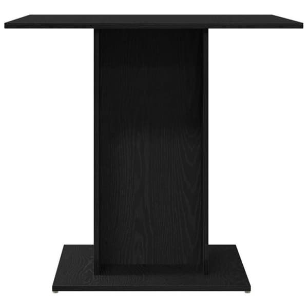 vidaXL Matbord svart ek 80x80x75 cm konstruerat trä