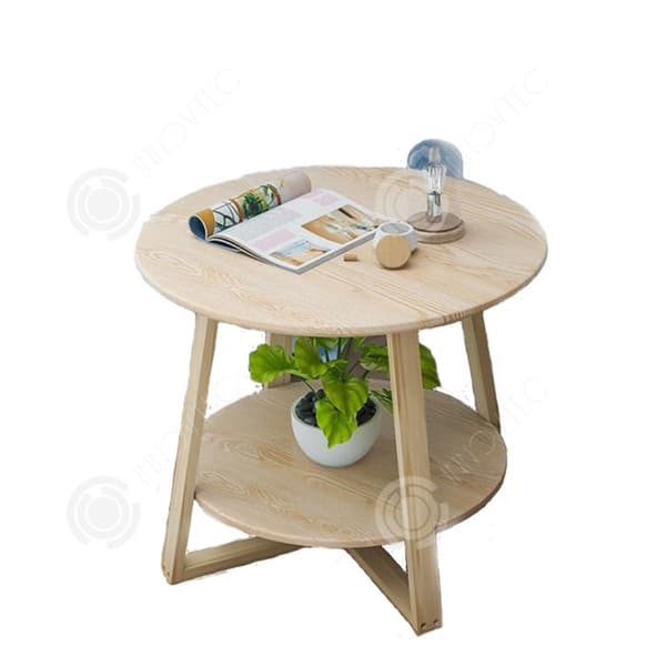 INN Runt vitt bord 50x50x50cm runt matbord runt matbord runt matbord design Skandinavisk stil runt bord