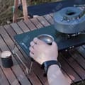 Miniatyrbild 4 av 4: TD® Utomhus campingtält aluminiumlegering portabelt kort spisbord utomhus mini hopfällbart bord camping spis bord