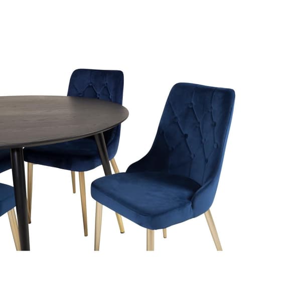 Matgrupp Dipp med stolarna Velvet Deluxe