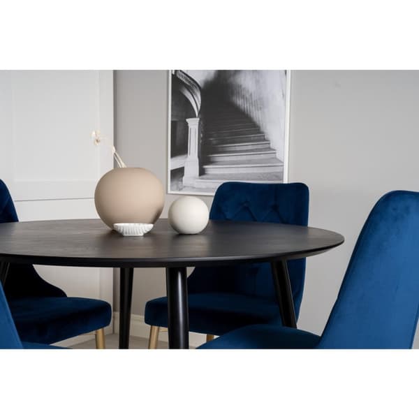 Matgrupp Dipp med stolarna Velvet Deluxe