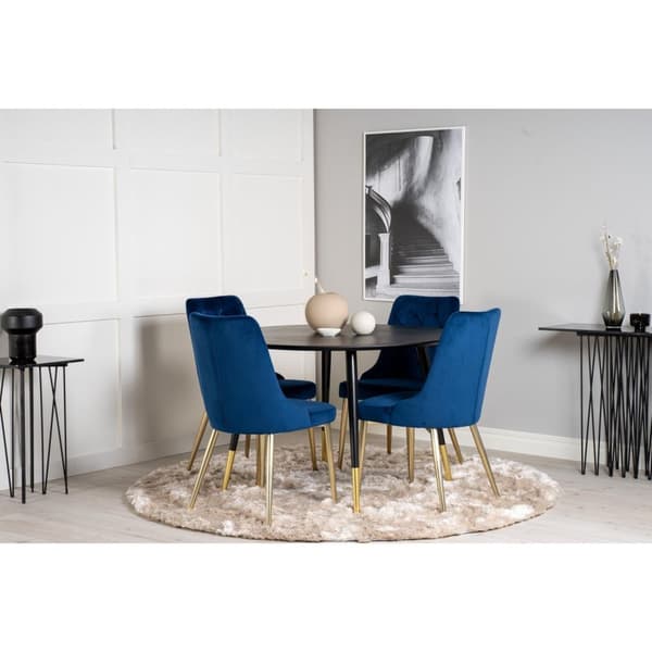 Matgrupp Dipp med stolarna Velvet Deluxe