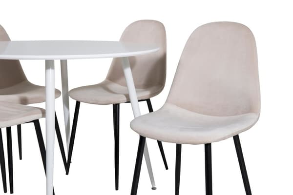 Matgrupp Plaza med stolarna Polar