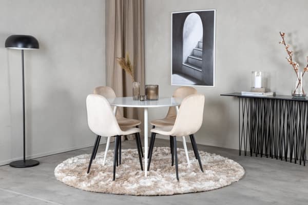 Matgrupp Plaza med stolarna Polar