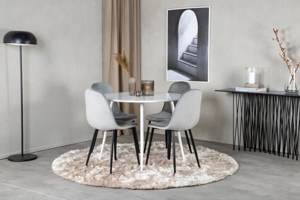 Matgrupp Plaza med stolarna Polar