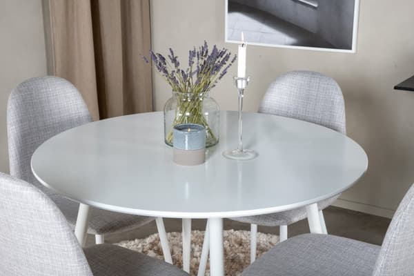 Matgrupp Plaza med stolarna Polar