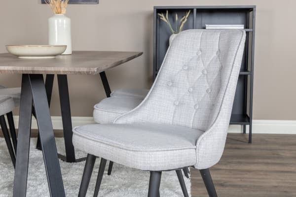 Matgrupp Marina med stolarna Velvet Deluxe