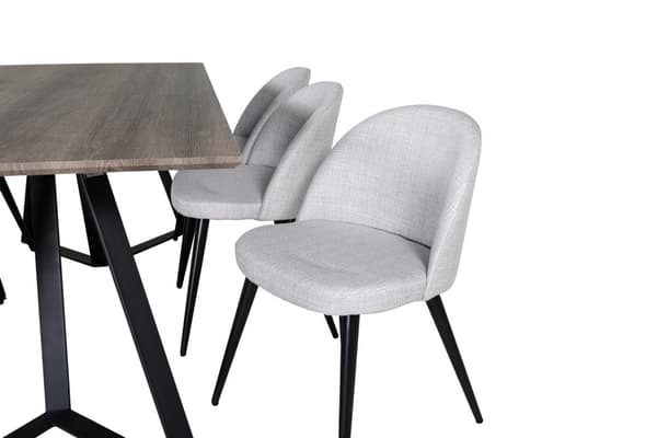 Matgrupp Marina med stolarna Velvet