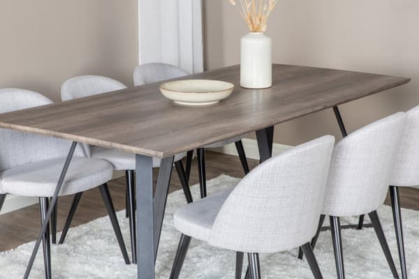 Matgrupp Marina med stolarna Velvet