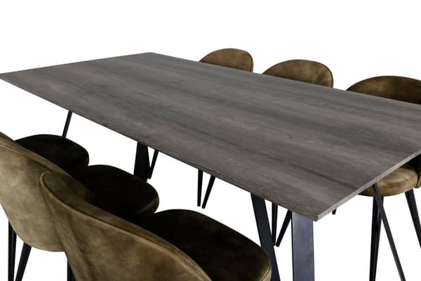 Matgrupp Marina med stolarna Velvet