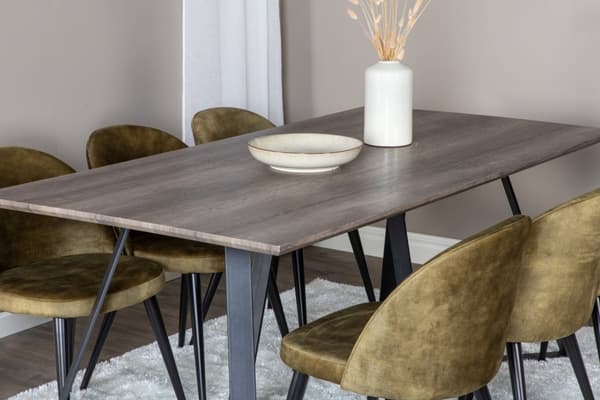 Matgrupp Marina med stolarna Velvet