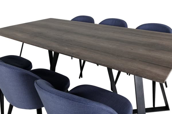 Matgrupp Marina med stolarna Velvet
