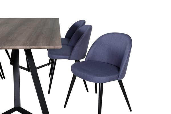 Matgrupp Marina med stolarna Velvet
