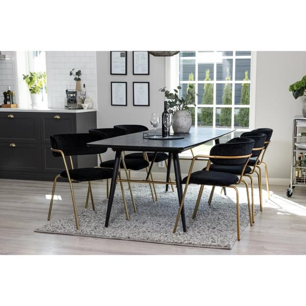 Matgrupp Gold med stolarna Arrow