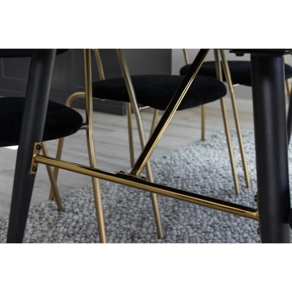 Matgrupp Gold med stolarna Arrow