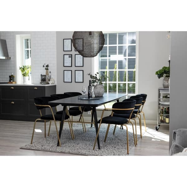 Matgrupp Gold med stolarna Arrow
