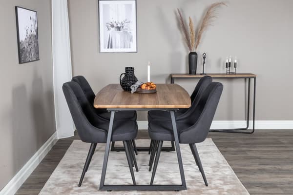 Matgrupp Inca med stolarna Velvet Deluxe