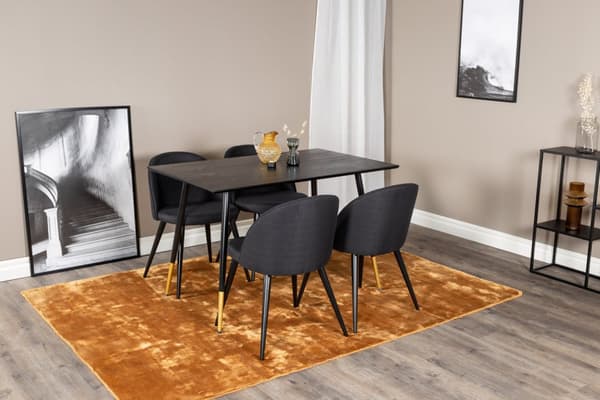 Matgrupp Dipp med stolarna Velvet