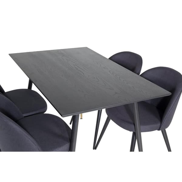 Matgrupp Dipp med stolarna Velvet