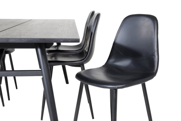 Matgrupp Sleek med stolarna Polar