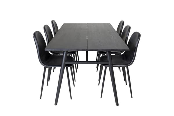 Matgrupp Sleek med stolarna Polar