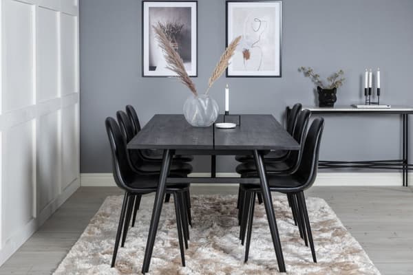 Matgrupp Sleek med stolarna Polar