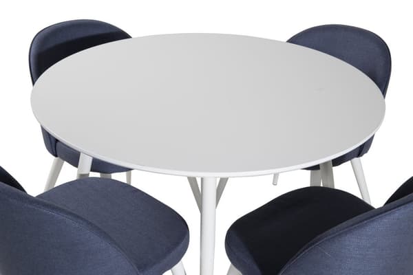 Matgrupp Plaza med stolarna Velvet