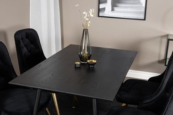 Matgrupp Dipp med stolarna Velvet Deluxe