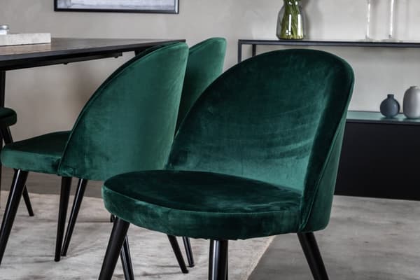 Matgrupp Dipp med stolarna Velvet