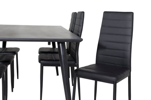 Matgrupp Dipp med stolarna Slim