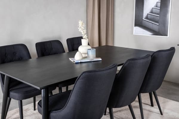 Matgrupp Dipp med stolarna Velvet Deluxe