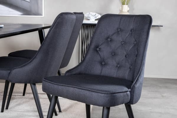 Matgrupp Dipp med stolarna Velvet Deluxe