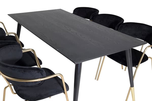 Matgrupp Dipp med stolarna Arrow
