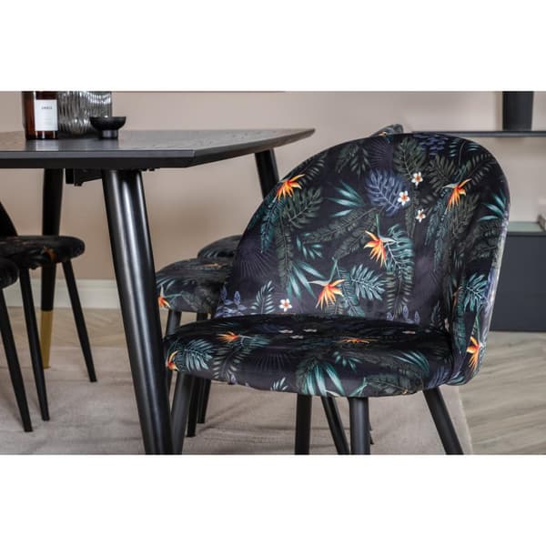 Matgrupp Dipp med stolarna Velvet