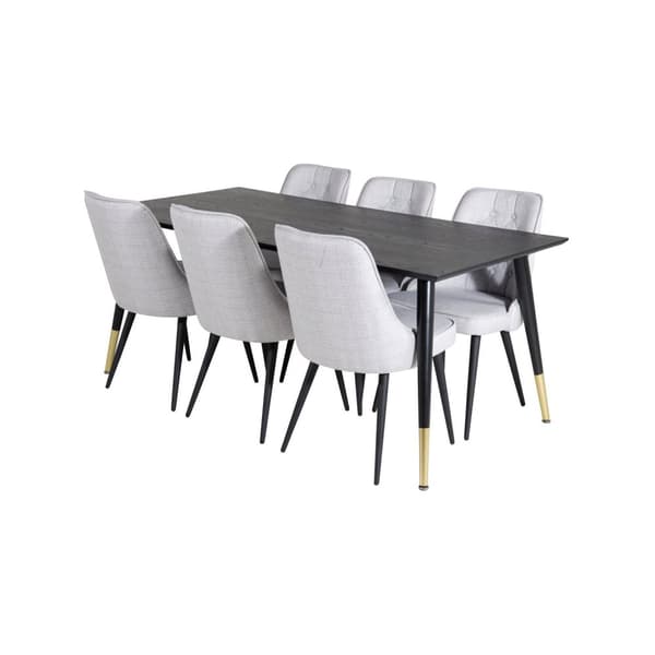 Matgrupp Dipp med stolarna Velvet Deluxe