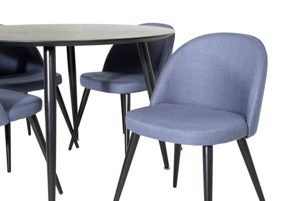 Matgrupp Dipp med stolarna Velvet