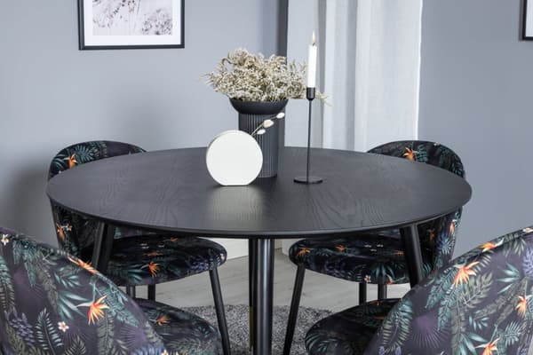 Matgrupp Dipp med stolarna Velvet