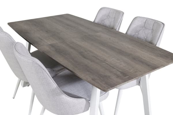 Matgrupp Inca med stolarna Velvet Deluxe