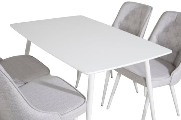 Matgrupp Polar med stolarna Velvet Deluxe