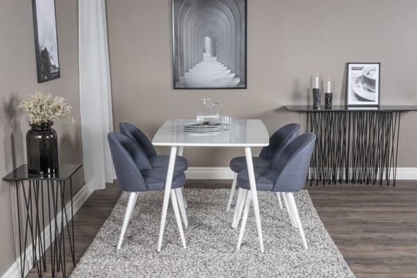 Matgrupp Polar med stolarna Velvet