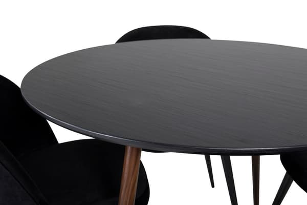 Matgrupp Plaza med stolarna Velvet