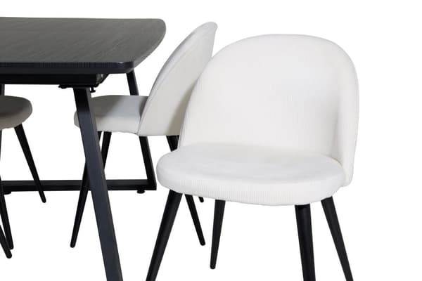 Matgrupp Inca med stolarna Velvet